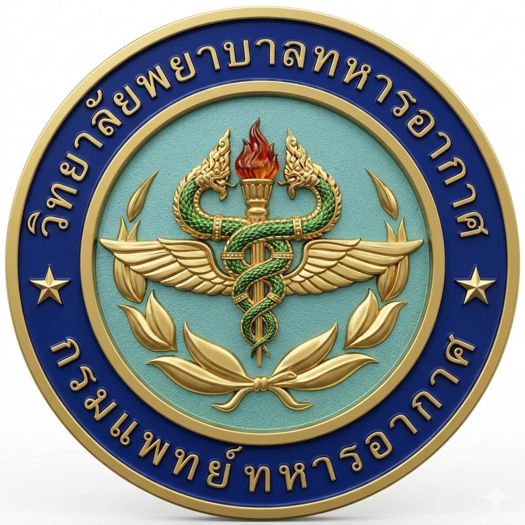 โลโก้วิทยาลัยพยาบาลทหารอากาศ